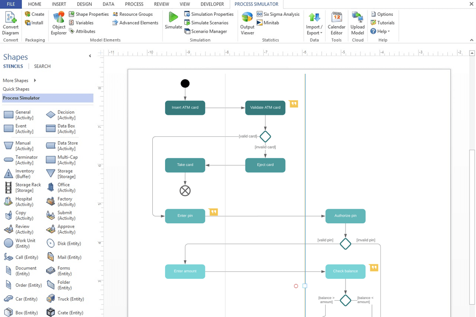 microsoft visio org chart software interface